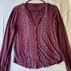 Lucky Brand Long Sleeve Top